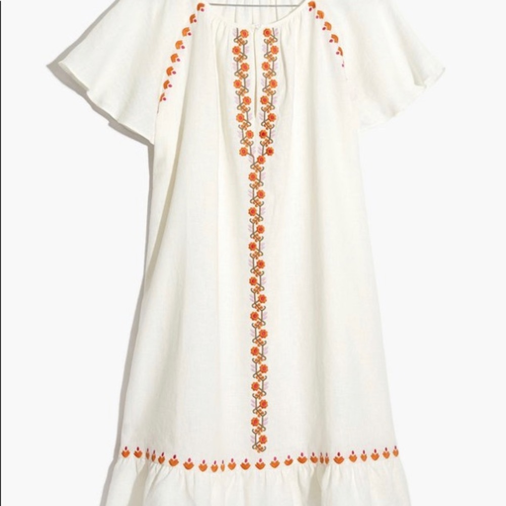 Madewell Linen Shift Dress